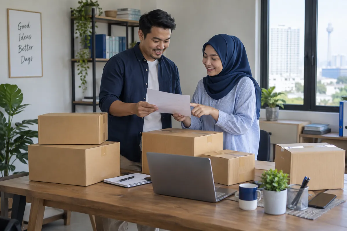 Semakan ringkasan asal dan penerima